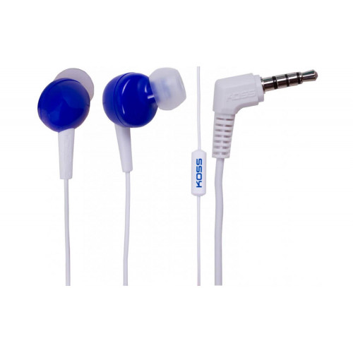 Наушники KOSS KEB6i Blue с микрофоном